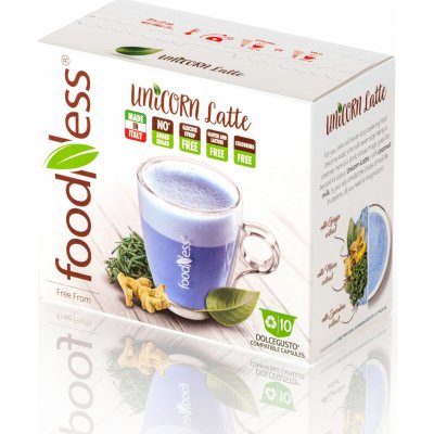 FoodNess Zdravý nápoj Unicorn Latte se spirulinou macou a zázvorem kapsle 10 kusů