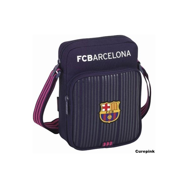  CurePink taška na rameno FC BARCELONA modrá 11678