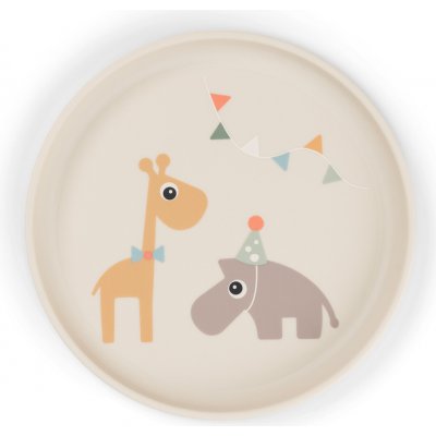 DONE BY DEER Foodie talíř Celebration - pískový – Hledejceny.cz