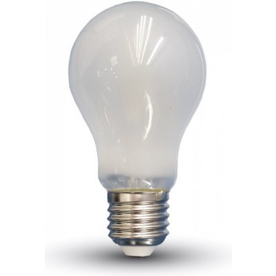 V-TAC LED Filament Frost Cover žárovka 6W 660Lm , E27, A60, 2700K Teplá bílá 2700K – Hledejceny.cz