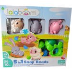 Trefl Lalaboom Darčeková súprava spájacích korálkových blokov Zvieracia farma 25 ks – Zboží Dáma