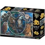 PRIME 3D Puzzle Vznešené sovy 500 ks – Zbozi.Blesk.cz