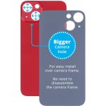 Kryt Apple iPhone 13 Sklo Zadního Housingu se Zvětšeným Otvorem na Kameru červený – Zboží Živě
