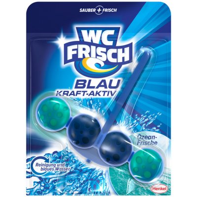 WC Frisch Blau Kraft Aktiv Ozean Frische závěsný blok 50 g – Zboží Mobilmania