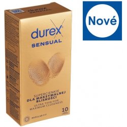 Durex Sensual Regular Fit 10 ks