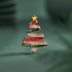 Éternelle Vánoční brož Swarovski Elements Arnoita vánoční stromeček B2051 – Zboží Dáma