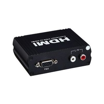 PremiumCord VGA+stereo audio elektronický konvertor na rozhraní HDMI, khcon-24 – Zboží Mobilmania