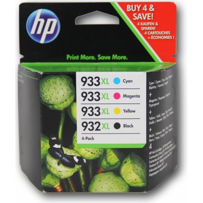 HP 932XL originální inkoustová kazeta černá, azurová, purpurová, žlutá C2P42AE – Hledejceny.cz