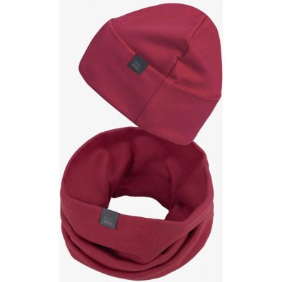 Doke Set čepice a nákrčník organic eart red – Hledejceny.cz