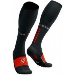 Compressport FULL SOCKS WINTER RUN black/high risk red