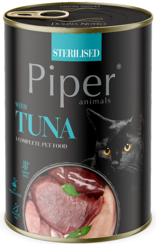 Dolina Noteci Piper s tuňákem pro sterilizované kočky 12 x 0,4 kg