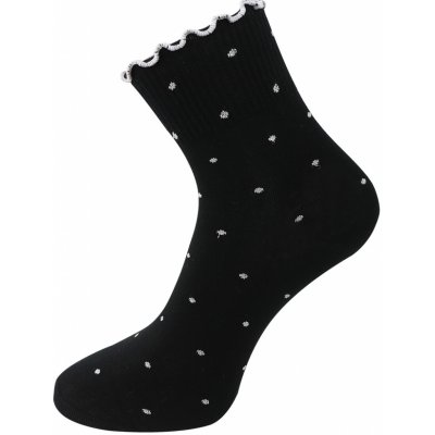 Biju dámské ponožky s puntíky NZP719 9001719-3 černé