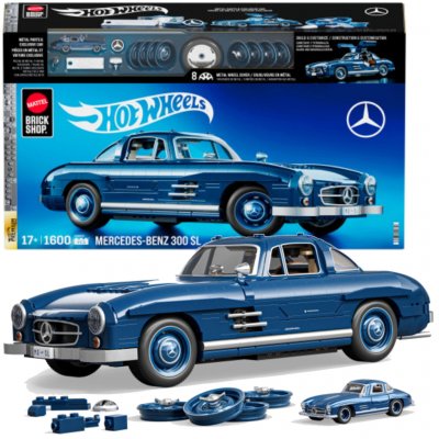 Mattel Brick Shop sestavitelný model Hot Wheels Mercedes-Benz 300SL Premium series – Sleviste.cz