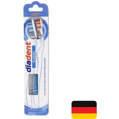 Diadent Zubní kartáček Classic Tvrdý 2 ks – Hledejceny.cz