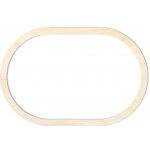 Chráněná dílna Dřevěný svět Oválná obruč 30 x 20 cm rám 15 mm – Hledejceny.cz