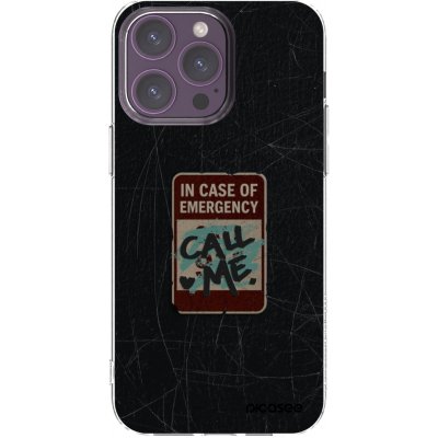 Picasee silikonový průhledný obal pro Apple iPhone 14 Pro Max - EMERGENCY – Zboží Mobilmania