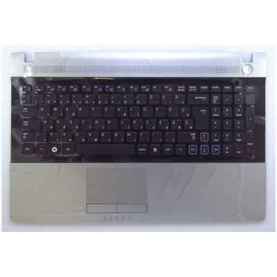 klávesnice Samsung RV515 RV511 S3520 RV520 černá/stříbrná HU palmrest + touchpad + repro – Zbozi.Blesk.cz