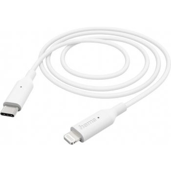 Hama 201598 MFi USB-C Lightning kabel pro Apple, 1m, bílý