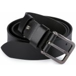 Pánský kožený pásek z buvolí kůže hladký 2 černá – Sleviste.cz