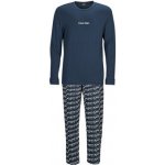 Calvin Klein NM2184EGVB pánské pyžamo dlouhé tm.modré – Zboží Mobilmania