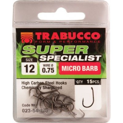 Trabucco Super specialist micro barb vel.10 15ks – Sleviste.cz