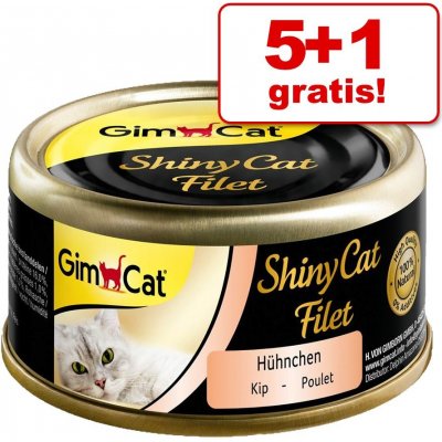 Gimcat ShinyCat kuřecí 6 x 70 g