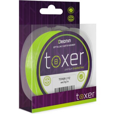 DELPHIN TOXER fluo zelená 150m 0,12mm 5,2kg – Zboží Mobilmania