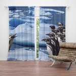 Sablio Závěs Tučňáci: 2ks 140x250cm – Hledejceny.cz