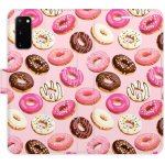 Pouzdro iSaprio Flip s kapsičkami na karty - Donuts Pattern 03 Samsung Galaxy S20