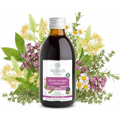 Nobilis Tilia Dětský BIO sirup s jitrocelem Emílek 250 ml – Hledejceny.cz