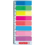 Kores Samolepící záložky Kores Index Strips - 8 x 25 lístků / barevné – Hledejceny.cz