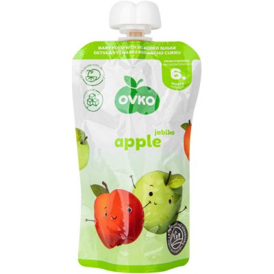 BIO OVKO Příkrm jablko - kapsička 120 g OVKO