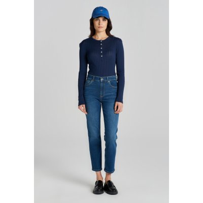 Gant CROPPED SLIM JEANS DARK BLUE BROKEN IN – Hledejceny.cz