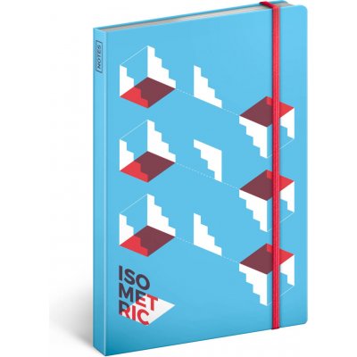 Notes Isometric nelinkovaný 13 x 21 cm – Sleviste.cz