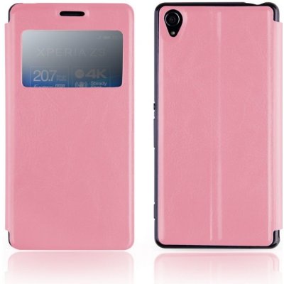 POUZDRO EGO Mobile SLIM VIEW SONY XPERIA Z3 (D6653) růžové – Zboží Mobilmania