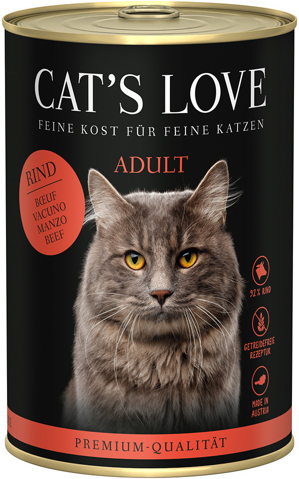 Cat\'s Love čisté hovězí 24 x 0,4 kg
