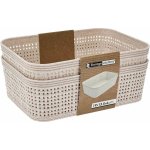 Storagesolutions Plastové úložné košíky 19 x 13,5 x 6 cm 2 ks – Zboží Dáma