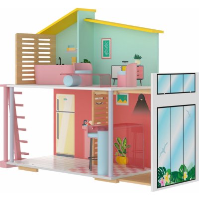 PLAYTIVE Dřevěný domeček pro Fashion panenky – Zboží Mobilmania