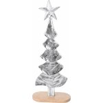 H&L Vánoční stříbrný stromek 35cm A98021560 – Hledejceny.cz
