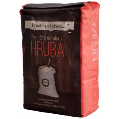Prostě pekařská Mouka pšeničná hrubá 1 kg – Zboží Dáma