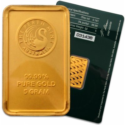 The Perth Mint zlatý slitek 5 g