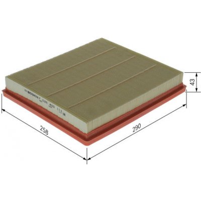 Vzduchový filtr BOSCH F 026 400 111 – Hledejceny.cz