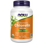 NOW Chlorella 500 mg Organic 200 tablet – Hledejceny.cz