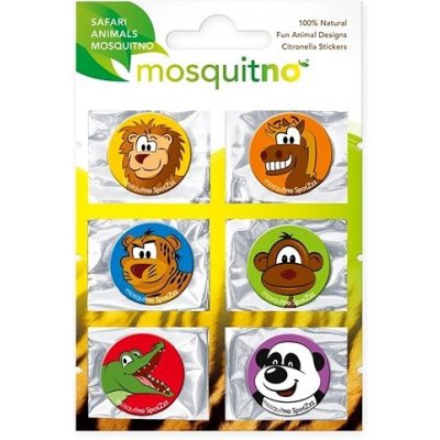 MosquitNo samolepky Citronella Stickers Safari Animals 2