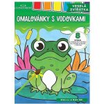 Omalovánky s vodovkami CONCORDE Veselá zvířátka A4 – Zboží Mobilmania