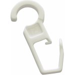 Gardinia Háček na záclony Lugano, bílá, 10 ks – Zboží Mobilmania