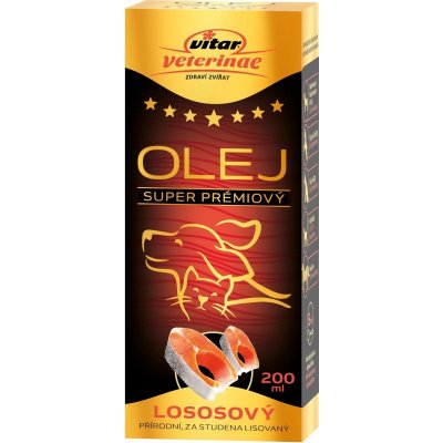 Vitar Veterinae Lososový olej 200 ml – Zboží Mobilmania