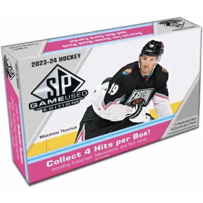 Upper Deck 2023-2024 NHL Upper Deck SP Game Used Hobby box – Zboží Mobilmania