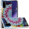 Pouzdro a kryt na mobilní telefon Samsung PROTEMIO 23943 ART TPU svítící obal Samsung Galaxy Note 20 HALF FLOWER