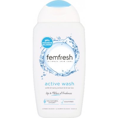 Femresh Intimní mycí emulze Active s ionty stříbra 250 ml – Zbozi.Blesk.cz